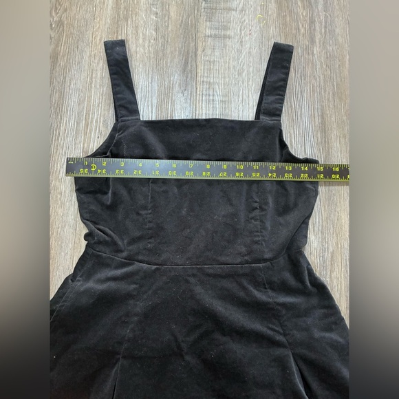 Copper Key Black Velvet Burnout Skater Dress Whimsigoth Goth 90s Small NWT - Picture 4 of 10